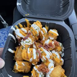 Loaded tots (off menu)