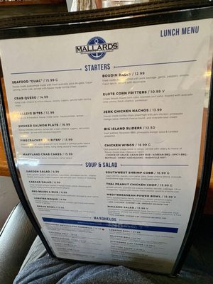 Menu photo 1 Mallards Southern Kitchen Inver Grove Heights, MN