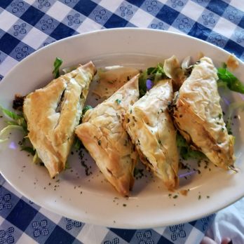 Mikonos Restaurant - Spanakopita appetizer - Greek Near Me - Ewing, New Jersey Mikonos Restaurant - Spanakopita appetizer - Greek Near Me - Ewing, New Jersey