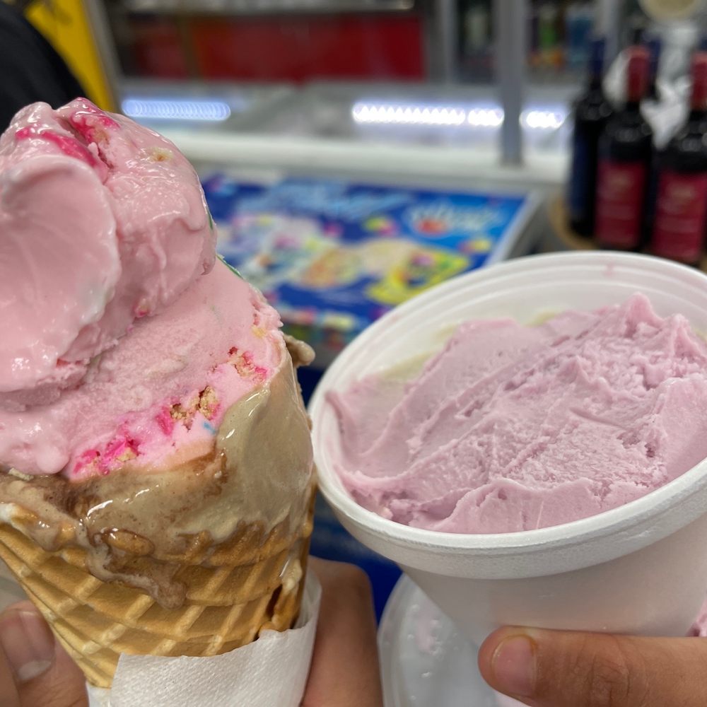 Chevron Blue Diamond And Rainbow Thrify Ice Cream Cheap Sale head