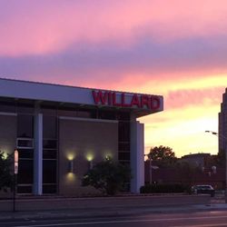 Willard Library  - A beautiful summer sunset outside Willard Library in Battle Creek.