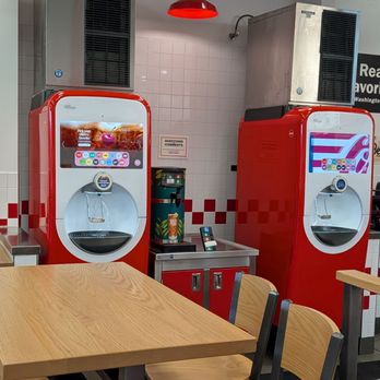Five Guys - Fountain machines - Burgers Near Me - Ramsey, New Jersey Five Guys - Fountain machines - Burgers Near Me - Ramsey, New Jersey