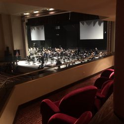VanTrease Performing Arts Center - View of stage from mid level