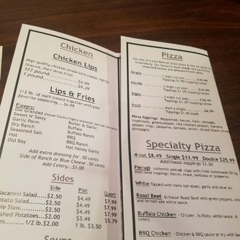 Bubba's - Menu - Polish Near Me - Irwin, Pennsylvania
