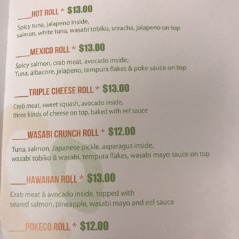PokeCo - Sushi Menu - Hawaiian Near Me - Littleton, Colorado PokeCo - Sushi Menu - Hawaiian Near Me - Littleton, Colorado