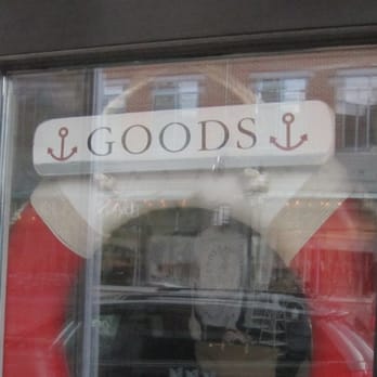 Goods - They finally have a small sign.  This is the most subtle store on Market St. - Home Decor Near Me - Portsmouth, New Hampshire