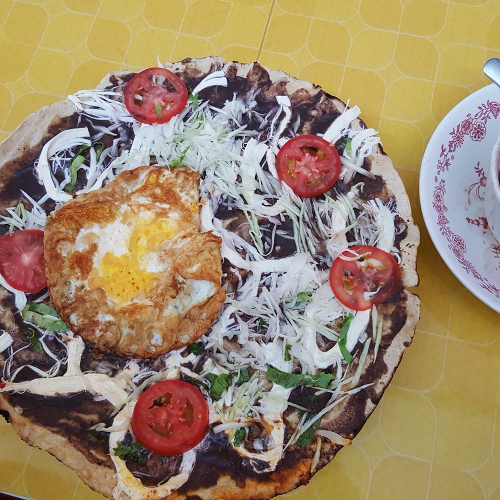 Comedor María Alejandra - Tlayuda with egg - Oaxacan Near Me - Oaxaca, OAX
