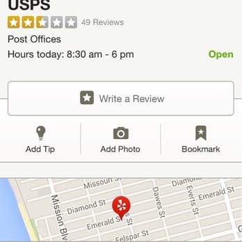 US Post Office - "Open till 6 TUES-THURS". It's Wednesday 5:45. Not open. Thanks! - Post Offices Near Me - San Diego, California