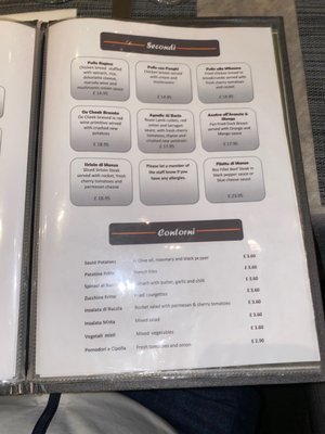 Menu photo 2 Al Bacio Italian Restaurant Bristol, BST