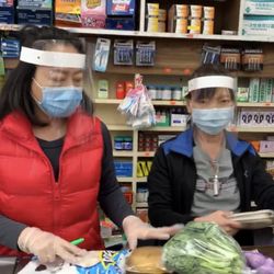 Bangluck Market - We have face shields, facial masks, hand sanitization here