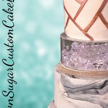 Brown Sugar Custom Cake Boutique - a three tiered cake - Custom Cakes Near Me Brown Sugar Custom Cake Boutique - a three tiered cake - Custom Cakes Near Me
