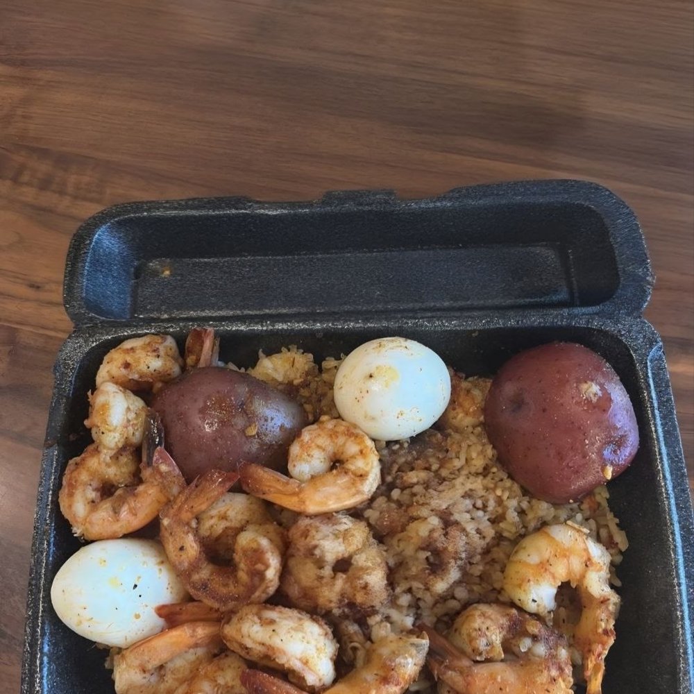 Lotus Seafood - My dinner Liquid Marijuana and Hurricane Mixed cocktail & Fully Loaded Loud Pack - Seafood Near Me - Houston, Texas