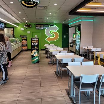 Subway - Inside. A combo, DeLuca Pizza and Subway - Sandwiches Near Me - Halletsville, Texas Subway - Inside. A combo, DeLuca Pizza and Subway - Sandwiches Near Me - Halletsville, Texas