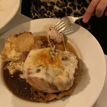 Garlic Rose Bistro - French onion pork chop - American Near Me - Cranford, New Jersey