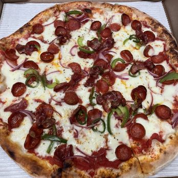 Victorias Pizzeria - Diablo with onions - Pizza Near Me - Virginia Beach, Virginia