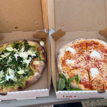 USDA Farmers Market - Green monster pizza and cheese please pizza @Timber Pizza - Farmers Market Near Me - Washington, DC, District of Columbia