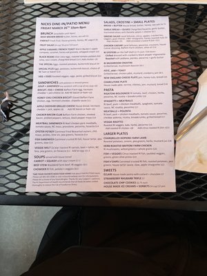 Menu photo 3 Nicks On Broadway Providence, RI