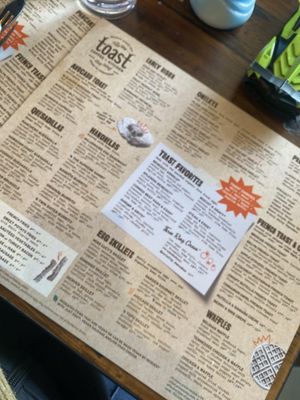 Menu photo 2 Toast Coffeehouse Port Jefferson Station, NY Menu photo 2 Toast Coffeehouse Port Jefferson Station, NY