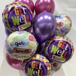 Get Well Balloon Bouquet ! Get Well Balloon Bouquet !