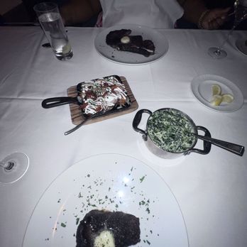 Delmonico Steakhouse - Prime Bone-In Ribeye* Filet Mignon* Delmonico Creamed Spinach*Potatoe Croquette. - Steakhouses Near Me - Las Vegas, Nevada