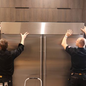 Wakehub Appliance Repair - Team work on the big job with the build-in refrigerator repair - Appliances & Repair Near Me Wakehub Appliance Repair - Team work on the big job with the build-in refrigerator repair - Appliances & Repair Near Me