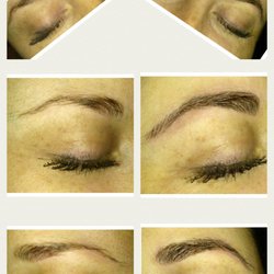 Parrish Blair - MicroBlading before on left, after on right