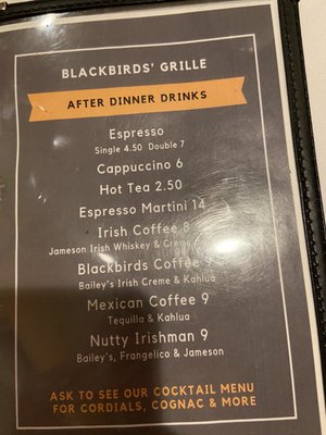 Menu photo 2 Blackbirds' Grille Sayville, NY Menu photo 2 Blackbirds' Grille Sayville, NY
