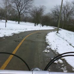 Bike path in winter