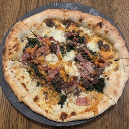 Elk and Kale Pizza Elk and Kale Pizza