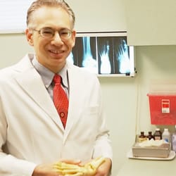 Friendly Foot Care - Dr. Nirenberg enjoying his day while treating his patients
