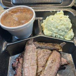 Smokey Mo's BBQ - 1 Meat Plate with Brisket, Pinto Beans and Potato Salad