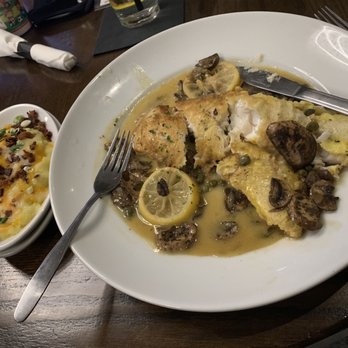 Stonebridge Grill And Tavern - Walleye with loaded mashed potatoes - American Near Me - Warren, Ohio Stonebridge Grill And Tavern - Walleye with loaded mashed potatoes - American Near Me - Warren, Ohio