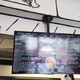 Stuffed menu Stuffed menu