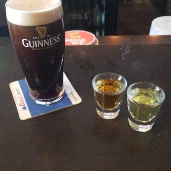 Second Base Sports Bar - Guiness and a Pickleback (a shot of Jameson Irish whiskey and pickle juice chaser) for St. Patrick's Day. - Sports Bars Near Me - South Bend, Indiana Second Base Sports Bar - Guiness and a Pickleback (a shot of Jameson Irish whiskey and pickle juice chaser) for St. Patrick's Day. - Sports Bars Near Me - South Bend, Indiana