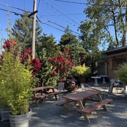 Little Hop Brewing - Little seating area.