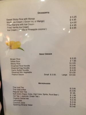 Menu photo 5 Thai Spice Cloverdale, CA