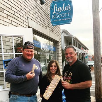 Linda's Biscotti - @BigDudesBigDudes with Linda from @LindasBiscotti in Chester NJ - Bakeries Near Me - Chester, New Jersey Linda's Biscotti - @BigDudesBigDudes with Linda from @LindasBiscotti in Chester NJ - Bakeries Near Me - Chester, New Jersey