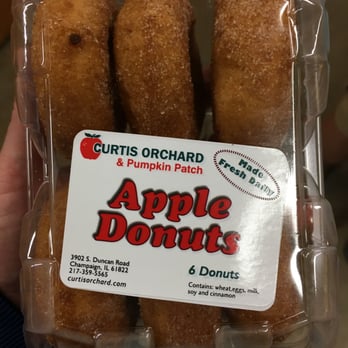 Curtis Orchard & Pumpkin Patch - This is a must buy if you visit, apple donuts. Best when fresh - American Near Me - Champaign, Illinois Curtis Orchard & Pumpkin Patch - This is a must buy if you visit, apple donuts. Best when fresh - American Near Me - Champaign, Illinois