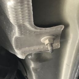 Heat shield tightened.