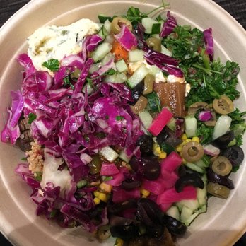 Mezeh - Mixed Bowl with mixed greens, lamb kefta, turkish salad, israeli couscous, all the hummus, eggplant capinata, and ofcourse veggies. - Mediterranean Near Me - Arlington, Virginia Mezeh - Mixed Bowl with mixed greens, lamb kefta, turkish salad, israeli couscous, all the hummus, eggplant capinata, and ofcourse veggies. - Mediterranean Near Me - Arlington, Virginia