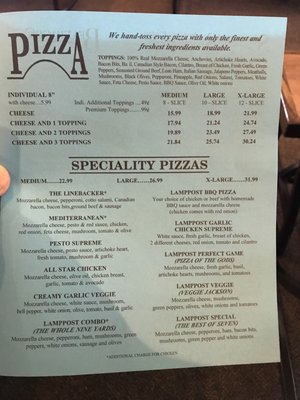 Menu photo 7 Lamppost Pizza Main Street Brewery Corona, CA