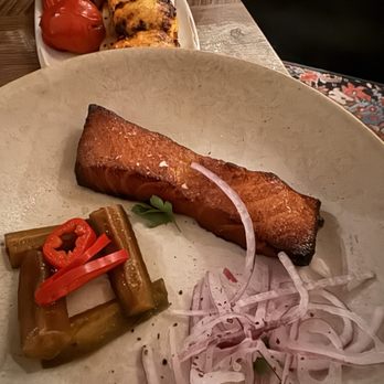 Delbar Middle Eastern - Smoked sea bass - Persian/Iranian Near Me - Atlanta, Georgia Delbar Middle Eastern - Smoked sea bass - Persian/Iranian Near Me - Atlanta, Georgia