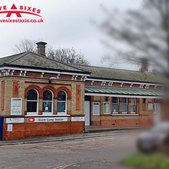 Five Sixes Taxis - North Camp Train Station  taxi service, Five Sixes Taxis 01276 66666 - Taxis Near Me - Camberley, SRY