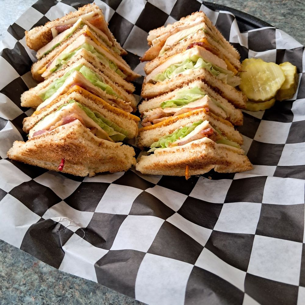 Riverside Family Restaurant - Grilled chicken bacon club sandwich. - American Near Me - Fairfield, Iowa Riverside Family Restaurant - Grilled chicken bacon club sandwich. - American Near Me - Fairfield, Iowa