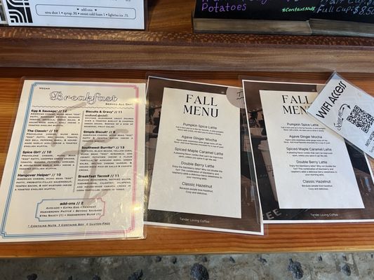Menu photo 2 Tender Loving Coffee Chico, CA