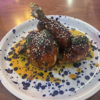 La Monstera - 1/2 chicken with guava bbq sauce - French Near Me - Rincón, Puerto Rico
