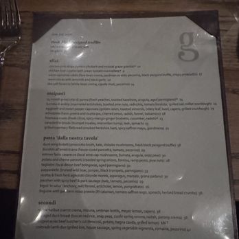 Giulia - Menu - Italian Near Me - Cambridge, Massachusetts Giulia - Menu - Italian Near Me - Cambridge, Massachusetts