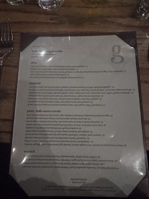 Menu photo 1 Giulia Cambridge, MA Menu photo 1 Giulia Cambridge, MA