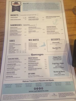 Menu photo 3 Captain Benny's Seafood Austin, TX