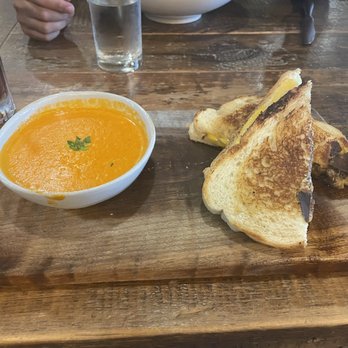 Seventy Six - Tomato soup and gouda pork grilled cheese - New American Near Me - Holland, Michigan